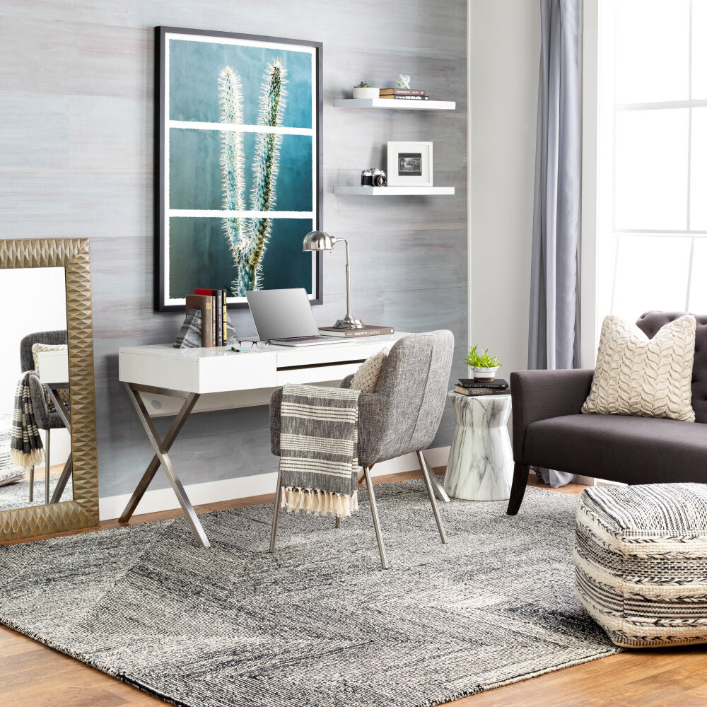 Maroc Black/Cream Handmade Rug MAR-2321 - roomscene