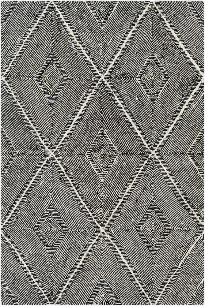 Maroc Black/Cream Handmade Rug MAR-2322 - 10' x 14'
