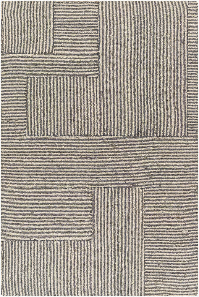 Maroc Cream/Gray Handmade Rug MAR-2328 - 2' x 3'