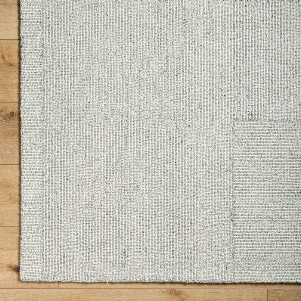 Maroc Cream/Medium Gray Handmade Rug MAR-2329 - overhead