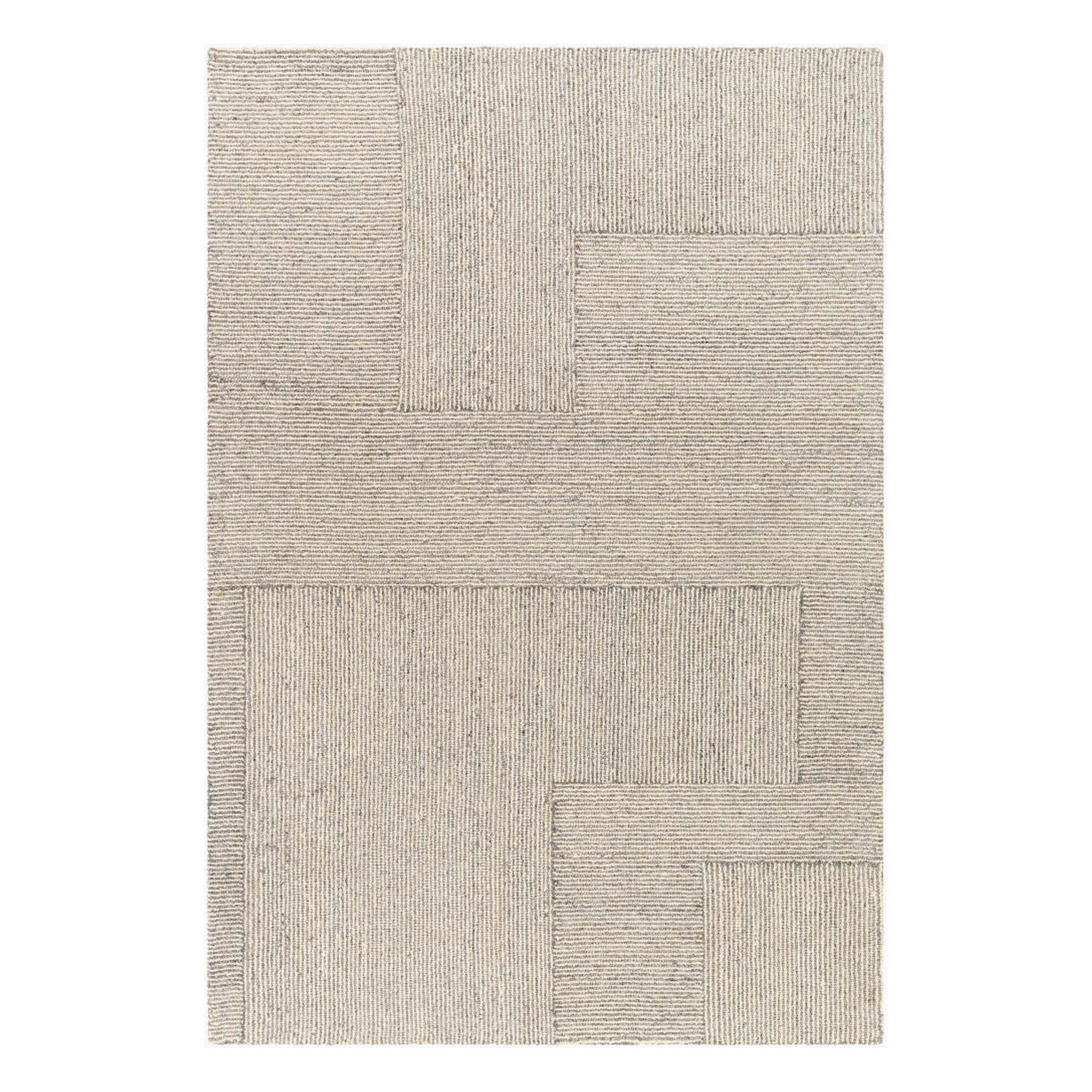 Maroc Cream/Gray Handmade Rug MAR-2330 - 2' x 3'