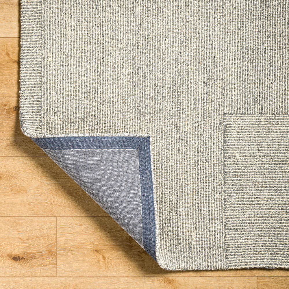 Maroc Cream/Gray Handmade Rug MAR-2330 - fold