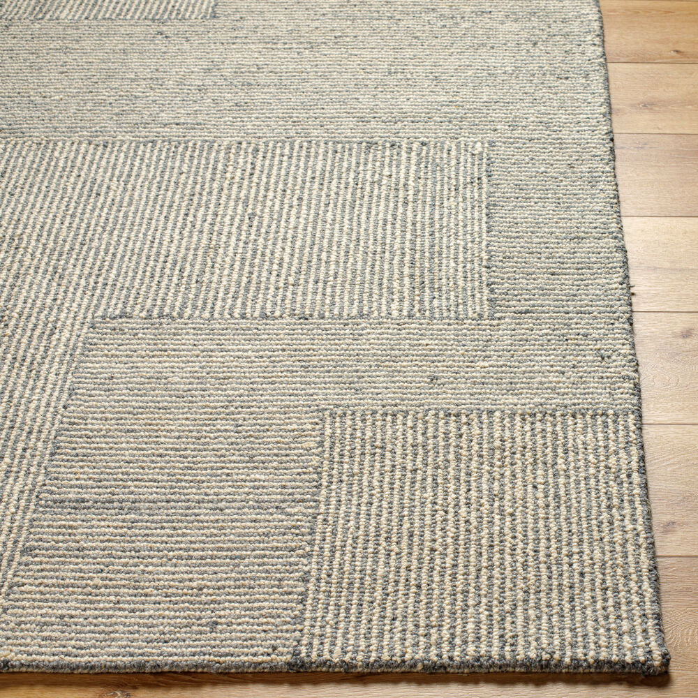 Maroc Cream/Gray Handmade Rug MAR-2330 - front
