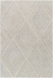Maroc Cream/Medium Gray Handmade Rug MAR-2332 - 2' x 3'