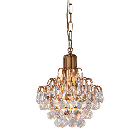 Amelie Crystal Chandelier 12"