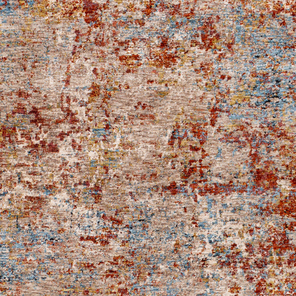 Mirabel Cream/Rust Machine Woven Rug MBE-2300 - swatch