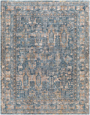 Mirabel Cream/Pale Blue Machine Woven Rug MBE-2301 - 2'7" x 10'