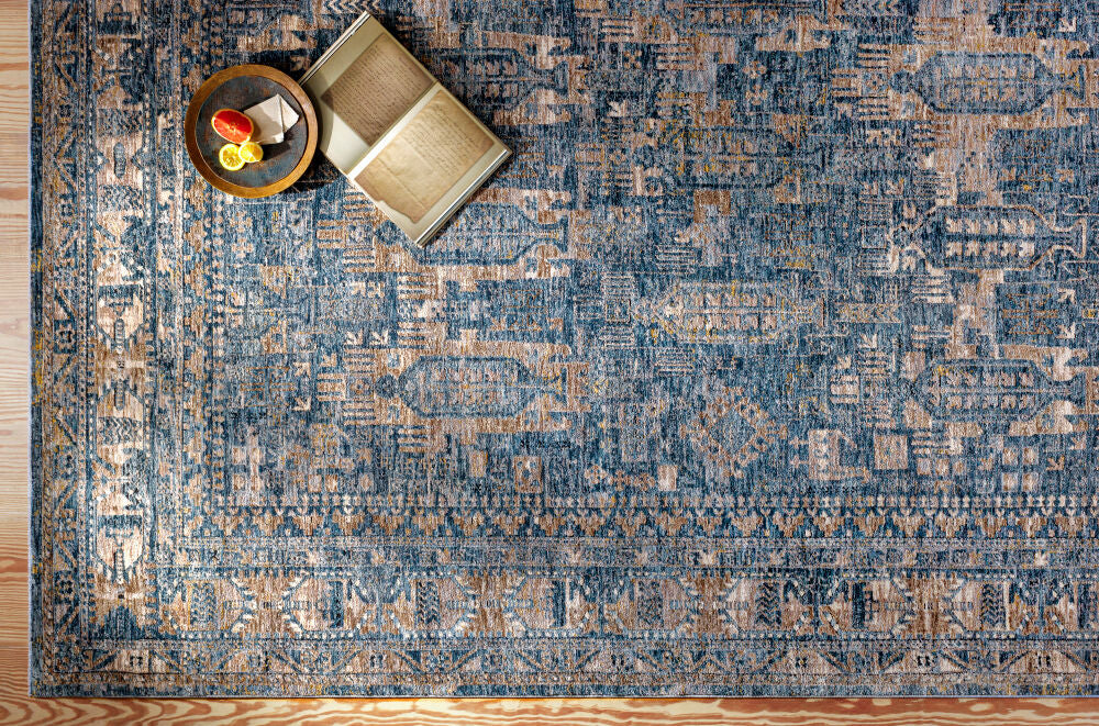 Mirabel Cream/Pale Blue Machine Woven Rug MBE-2301 - styleshot
