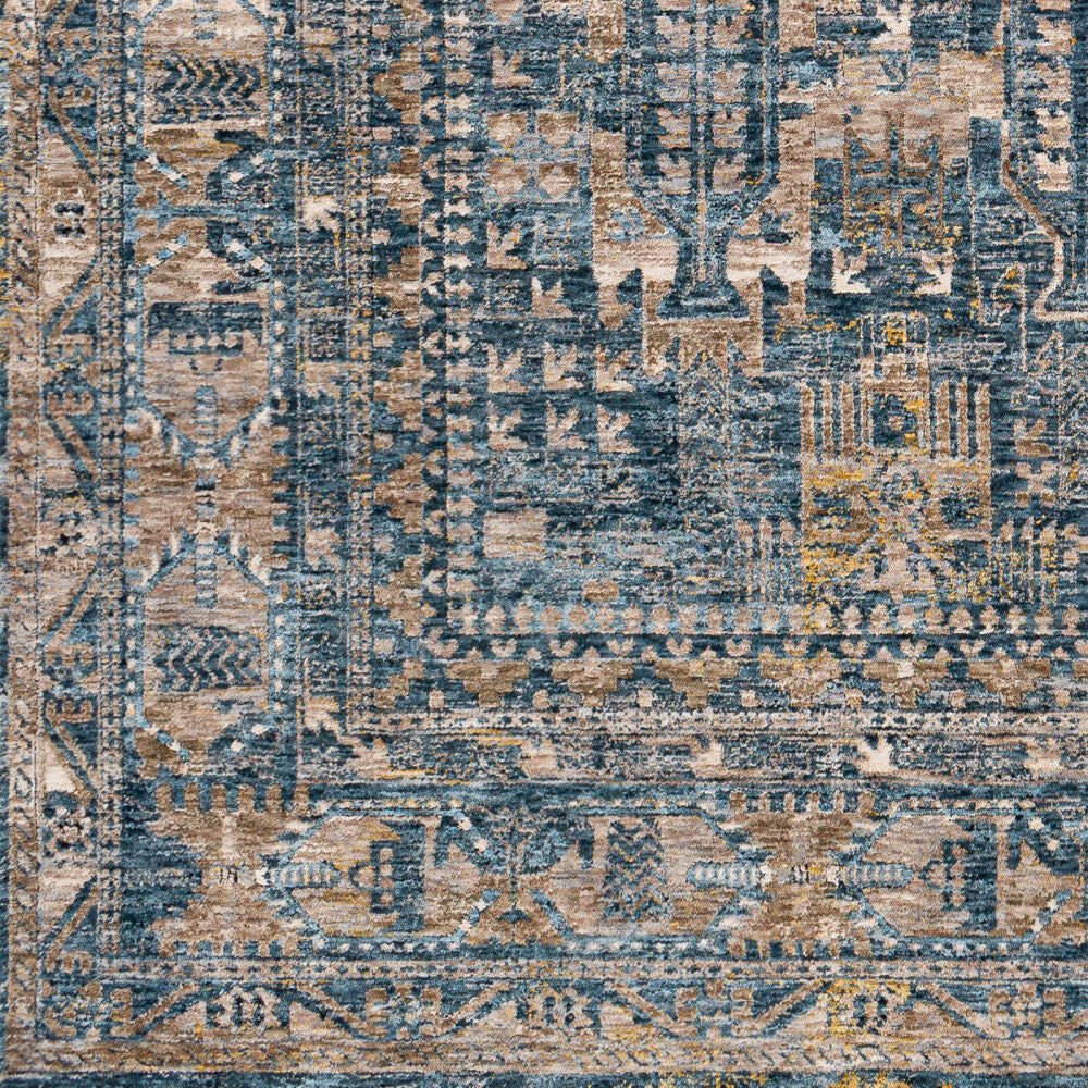 Mirabel Cream/Pale Blue Machine Woven Rug MBE-2301 - swatch