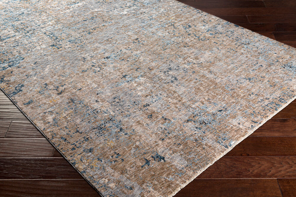 Mirabel Cream/Pale Blue Machine Woven Rug MBE-2303 - corner