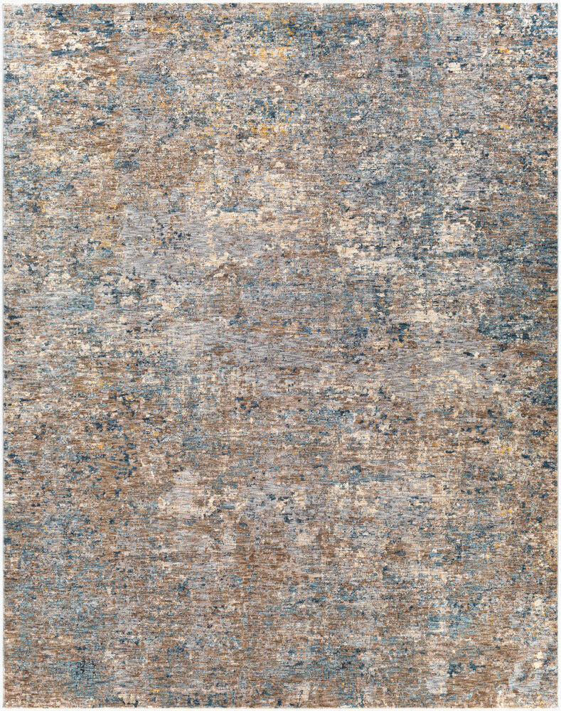 Mirabel Cream/Pale Blue Machine Woven Rug MBE-2303 - 2'7" x 10'