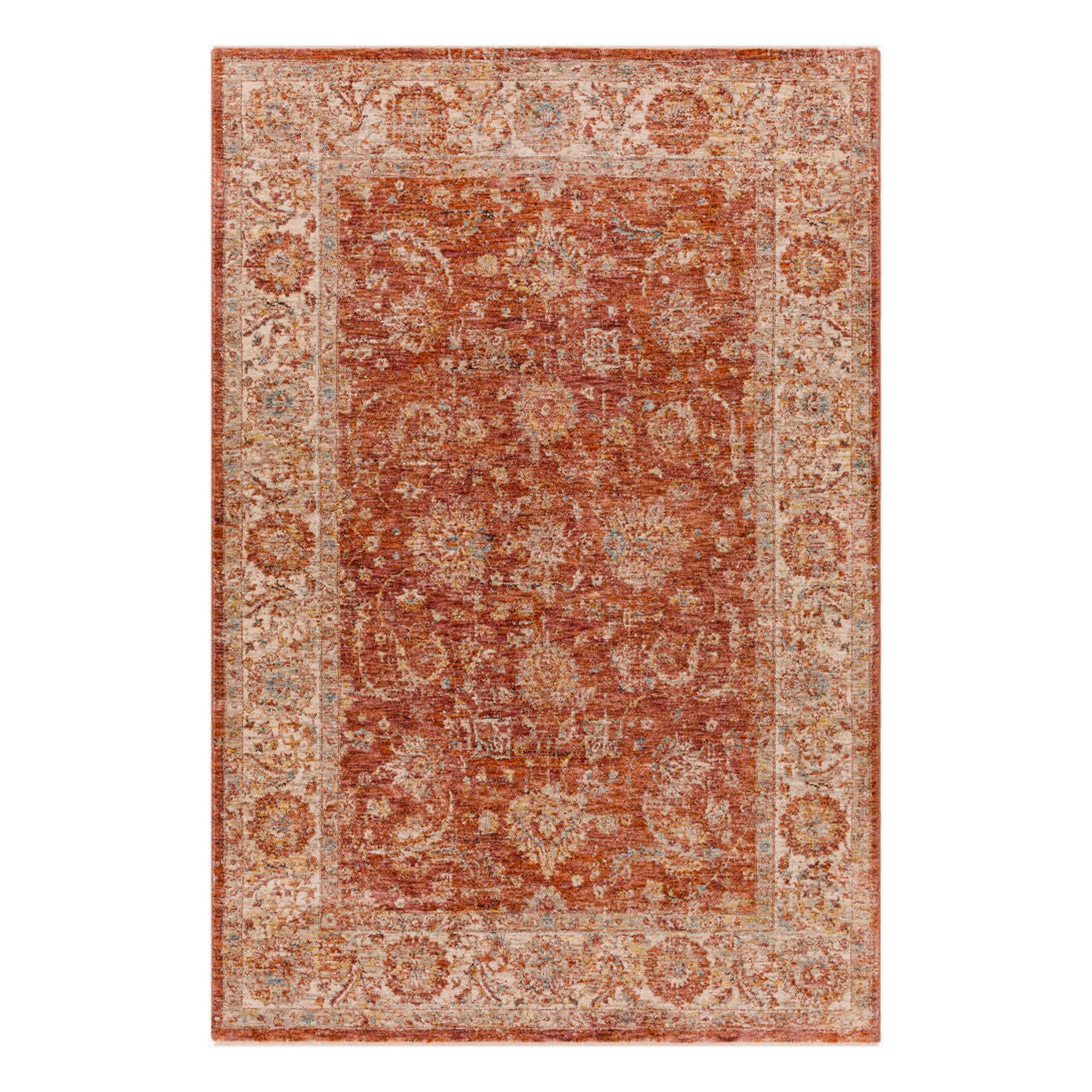 Mirabel Charcoal/Teal Machine Woven Rug MBE-2307 - 2'7" x 10'