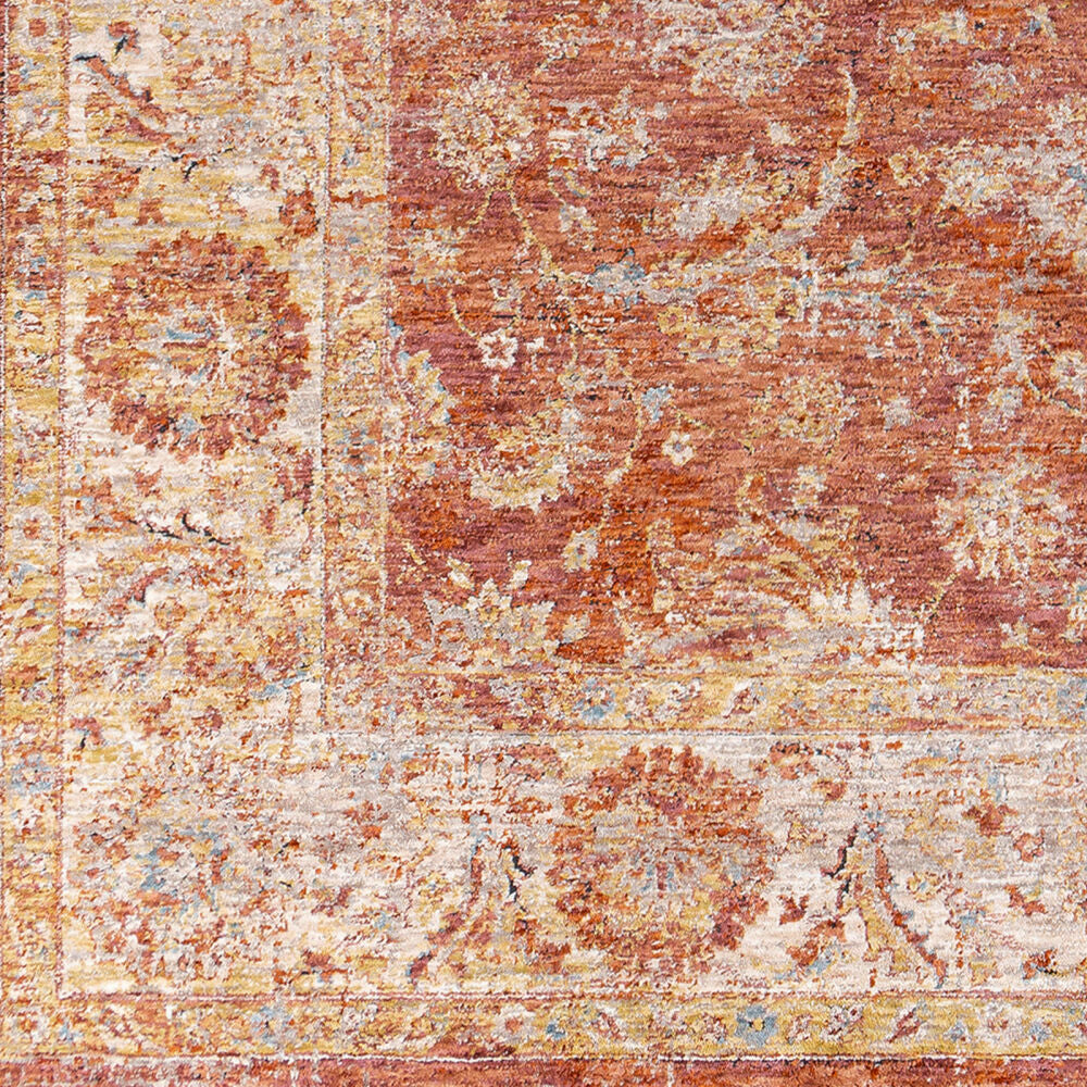 Mirabel Charcoal/Teal Machine Woven Rug MBE-2307 - swatch