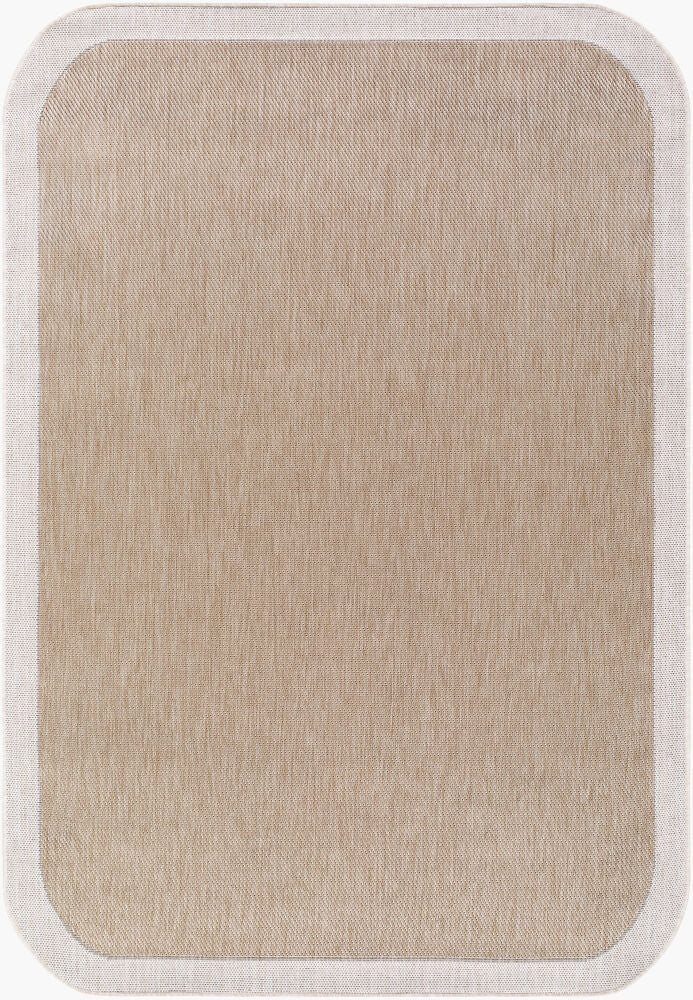 Miami Beach Cream/Tan Machine Woven Rug MBH-2306 - 2'4" x 3'9"