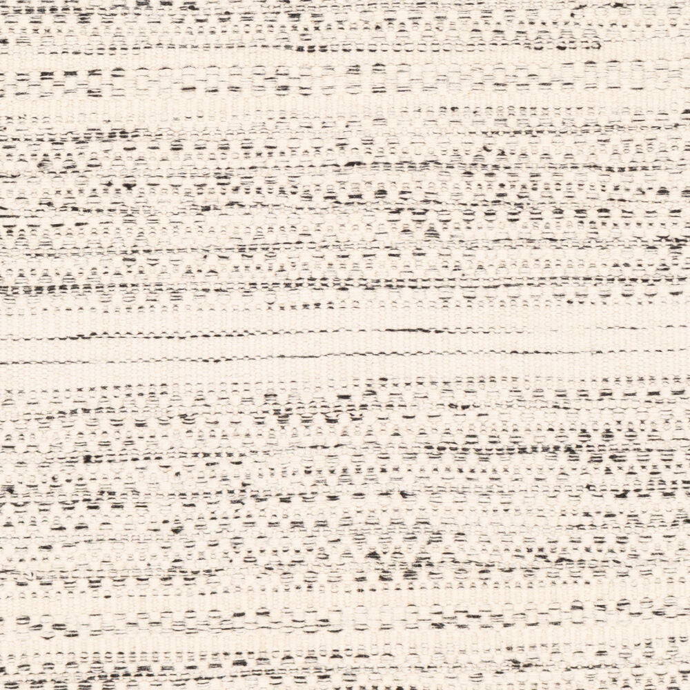 Mardin Black/Cream Handmade Rug - swatch