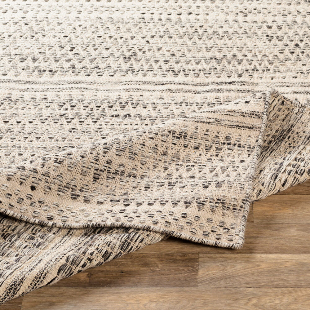 Mardin Beige/Gray Handmade Rug - fold