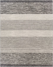 Mardin Beige/Black Handmade Rug - 2' x 3'