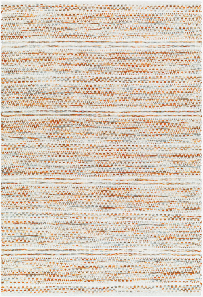 Mardin Burnt Orange/Cream Handmade Rug - 2' x 3'