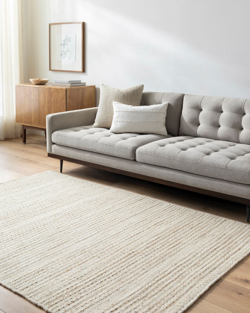 Mardin Light Beige Handmade Rug - roomscene
