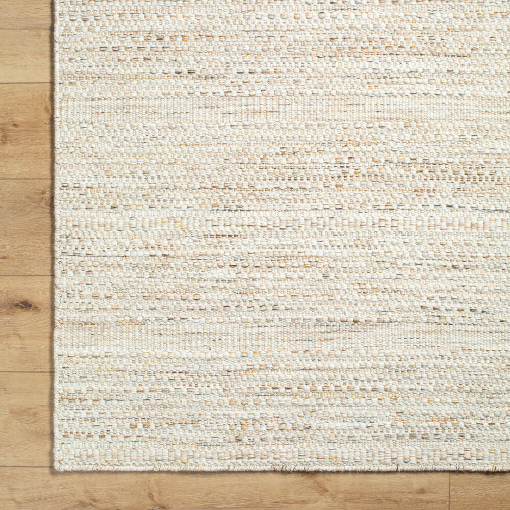 Mardin Light Beige Handmade Rug - overhead