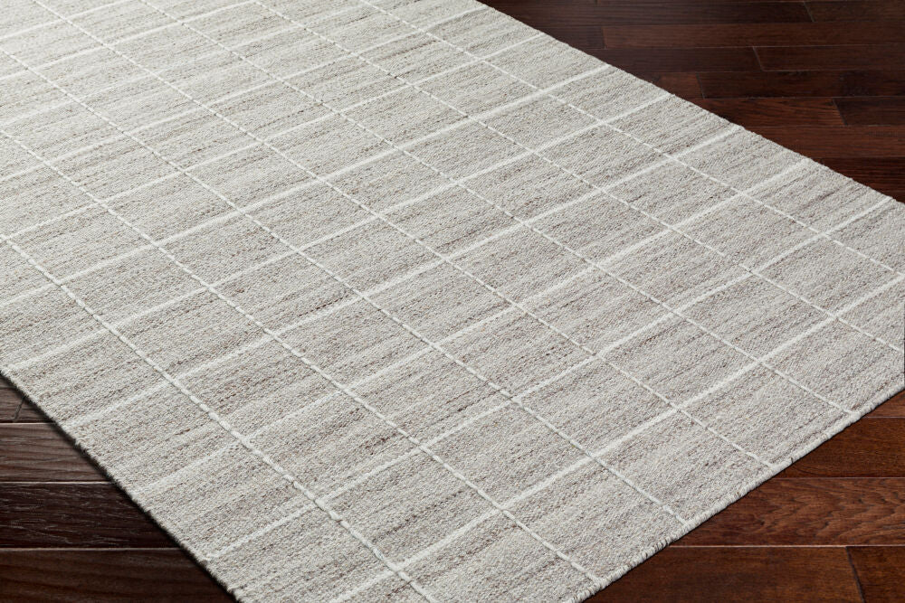 Mardin Ivory/Tan Handmade Rug MDI-2326 - corner