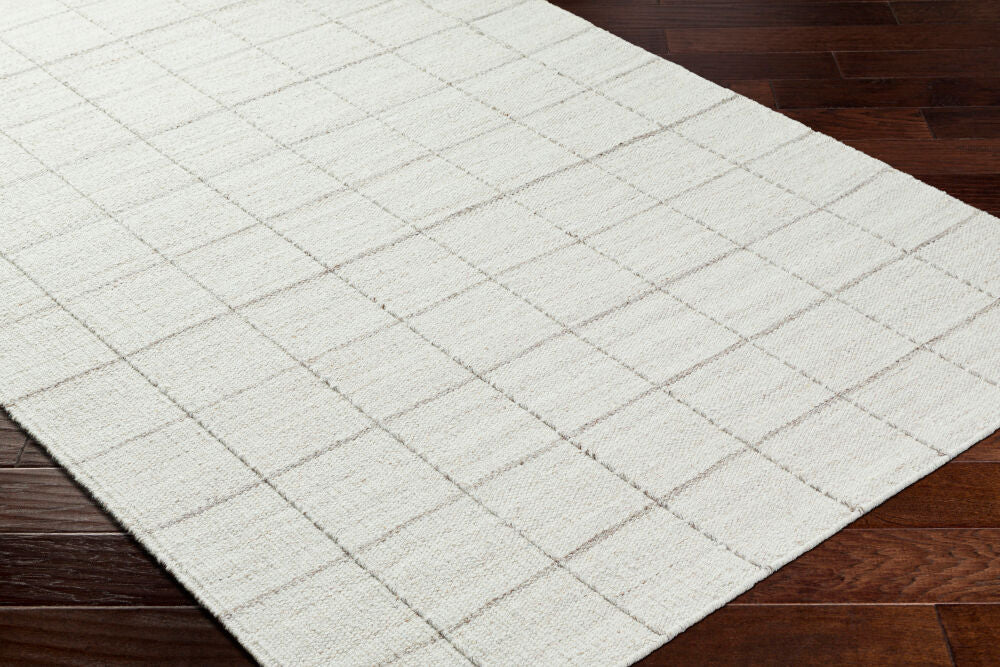 Mardin Black/Tan Handmade Rug - corner