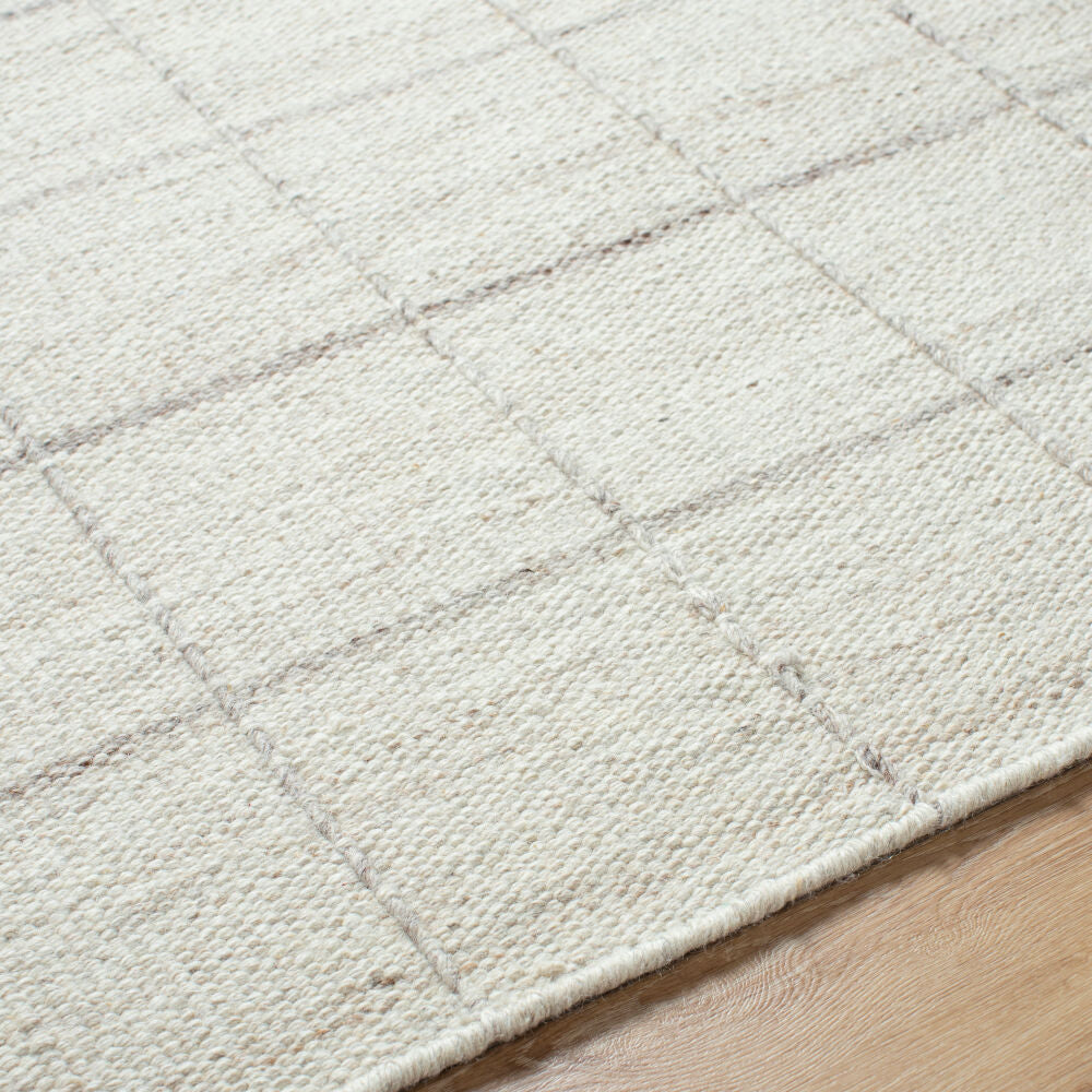Mardin Black/Tan Handmade Rug - texture