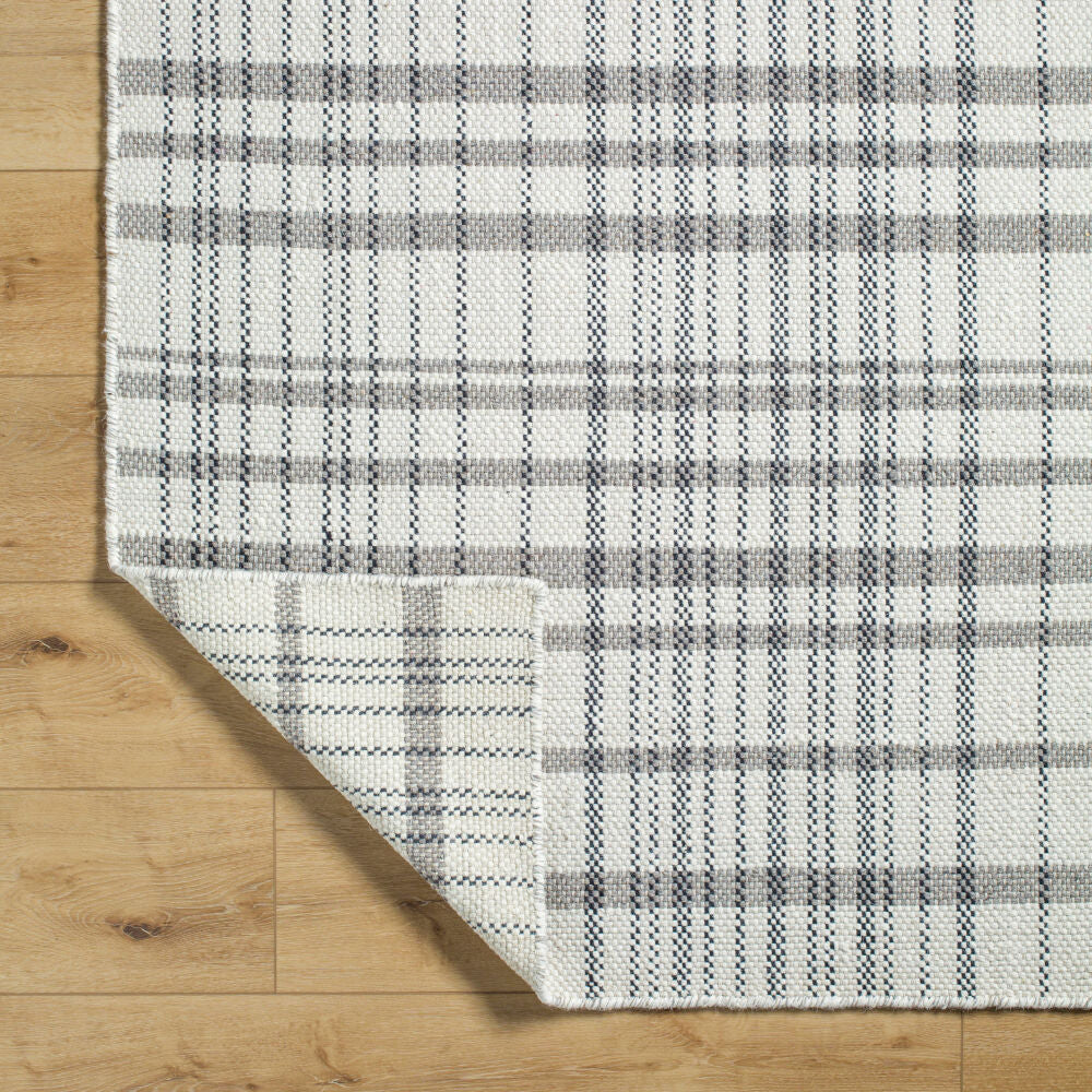 Mardin Ivory Handmade Rug - fold