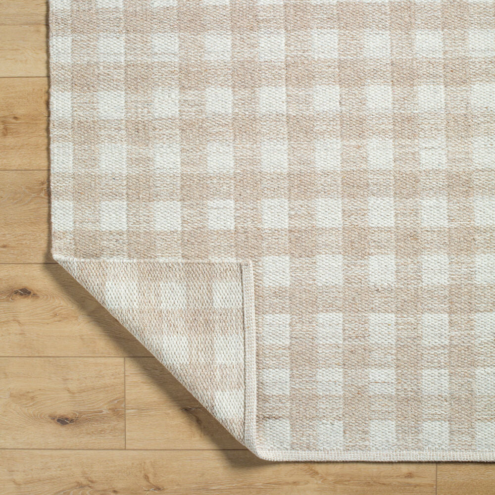Mardin Ivory/Tan Handmade Rug MDI-2344 - fold