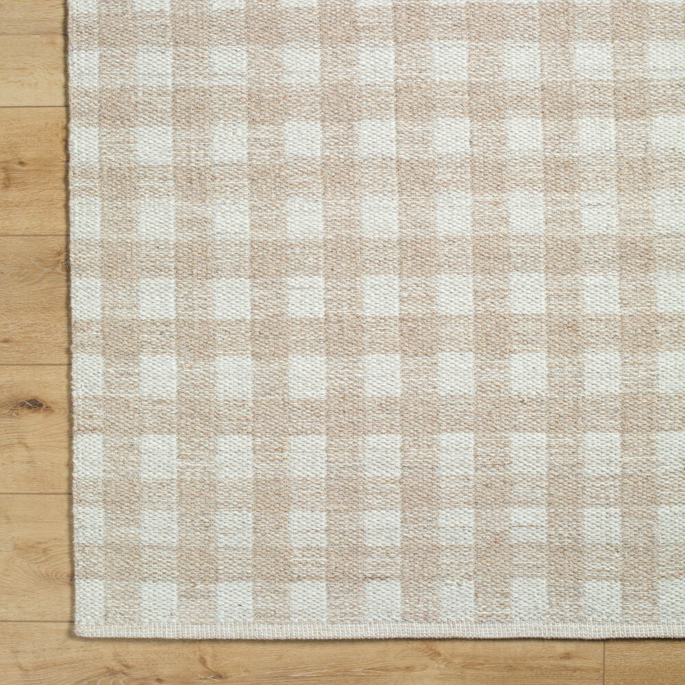 Mardin Ivory/Tan Handmade Rug MDI-2344 - overhead