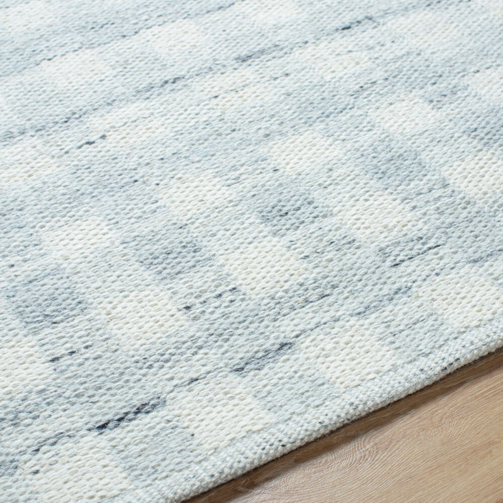 Mardin Ivory/Light Slate Handmade Rug - texture