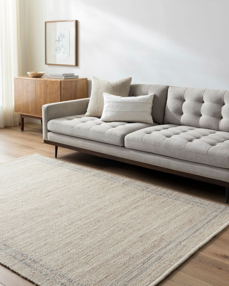 Mardin Ivory/Tan Handmade Rug MDI-2349 - roomscene