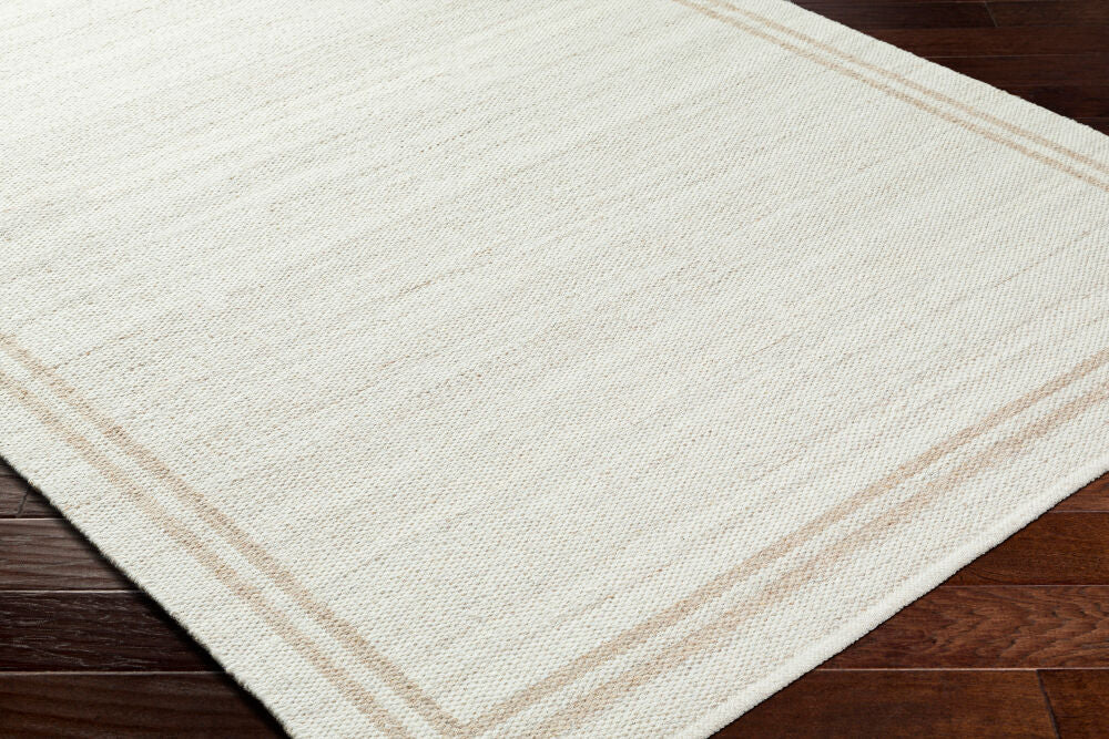 Mardin Ivory/Tan Handmade Rug MDI-2350 - corner