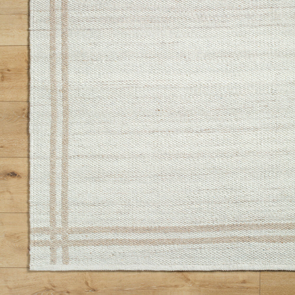 Mardin Ivory/Tan Handmade Rug MDI-2350 - overhead