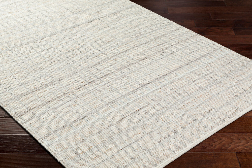 Mardin Ivory/Tan Handmade Rug MDI-2354 - corner