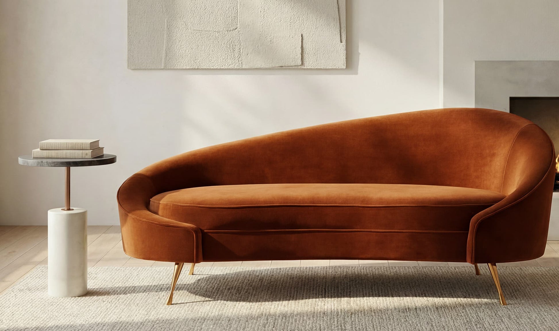 Abigail Chaise Umber by Moe's Home Collection - view 10