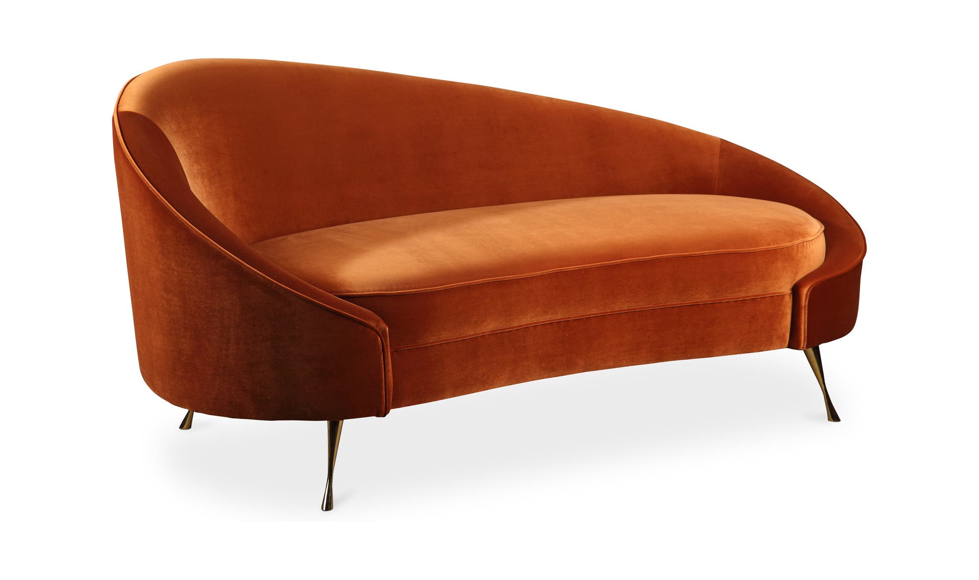 Abigail Chaise Umber by Moe's Home Collection - view 12