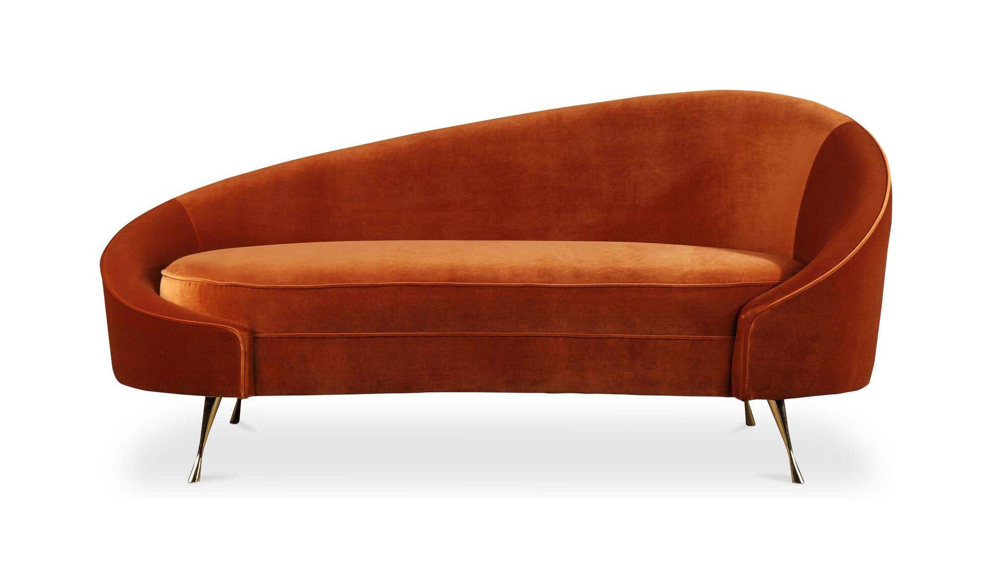 Abigail Chaise Umber by Moe's Home Collection - view 9