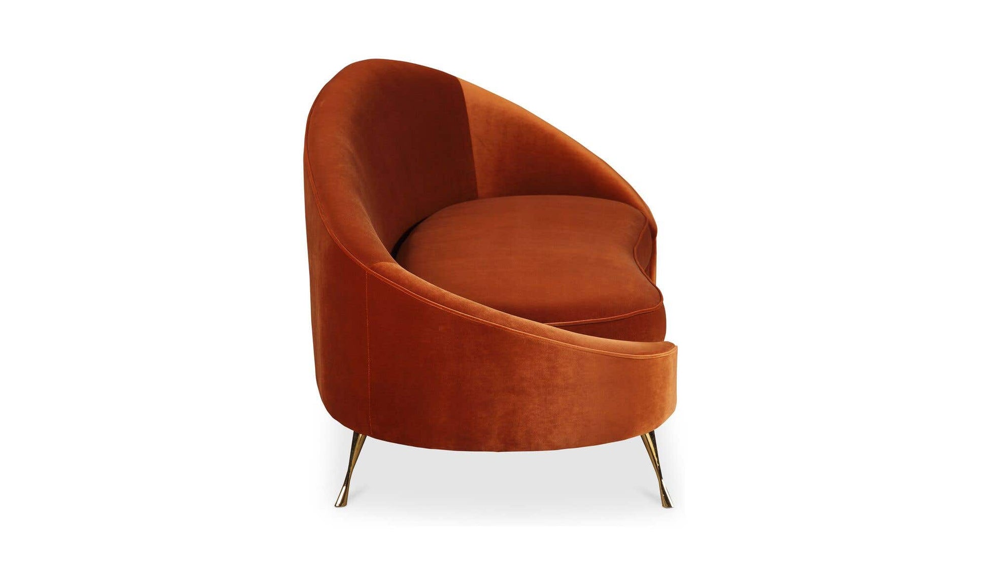 Abigail Chaise Umber by Moe's Home Collection - view 13
