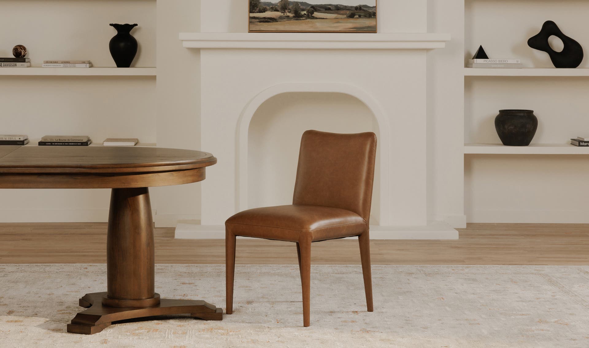 Calla Dining Chair Brown - Set Of Two by Moe's Home Collection - view 5
