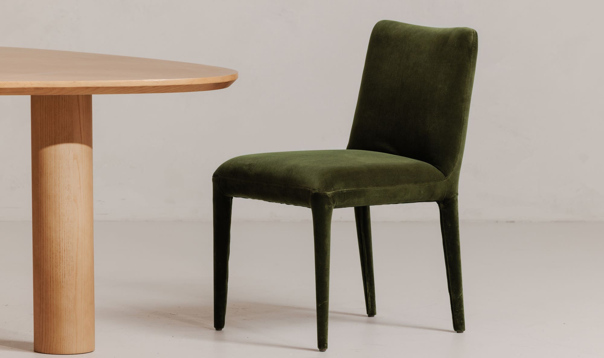 Calla Dining Chair Green Velvet - Set Of Two by Moe's Home Collection - view 6