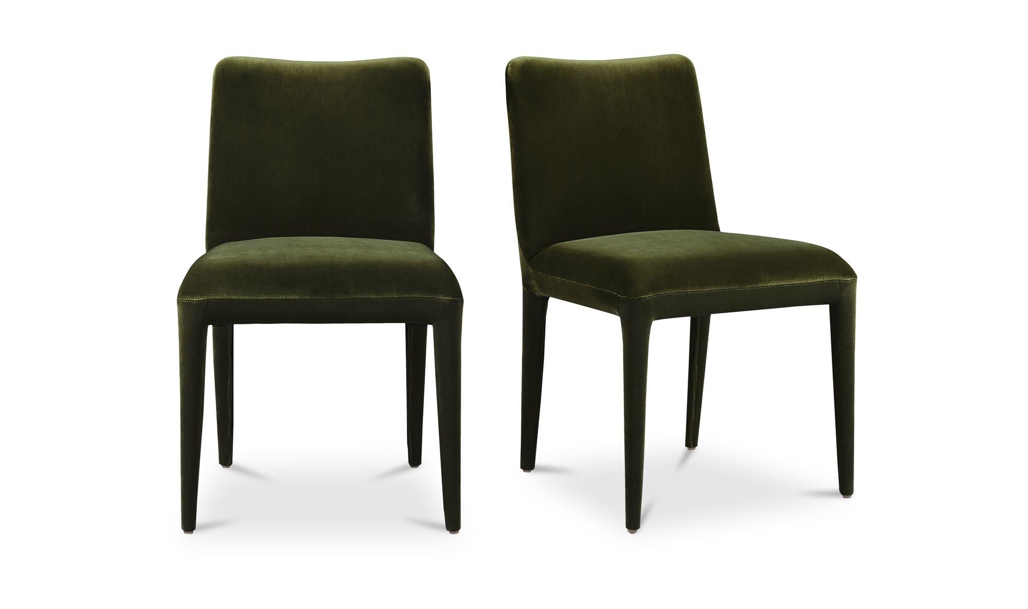 Calla Dining Chair Green Velvet - Set Of Two by Moe's Home Collection - view 5
