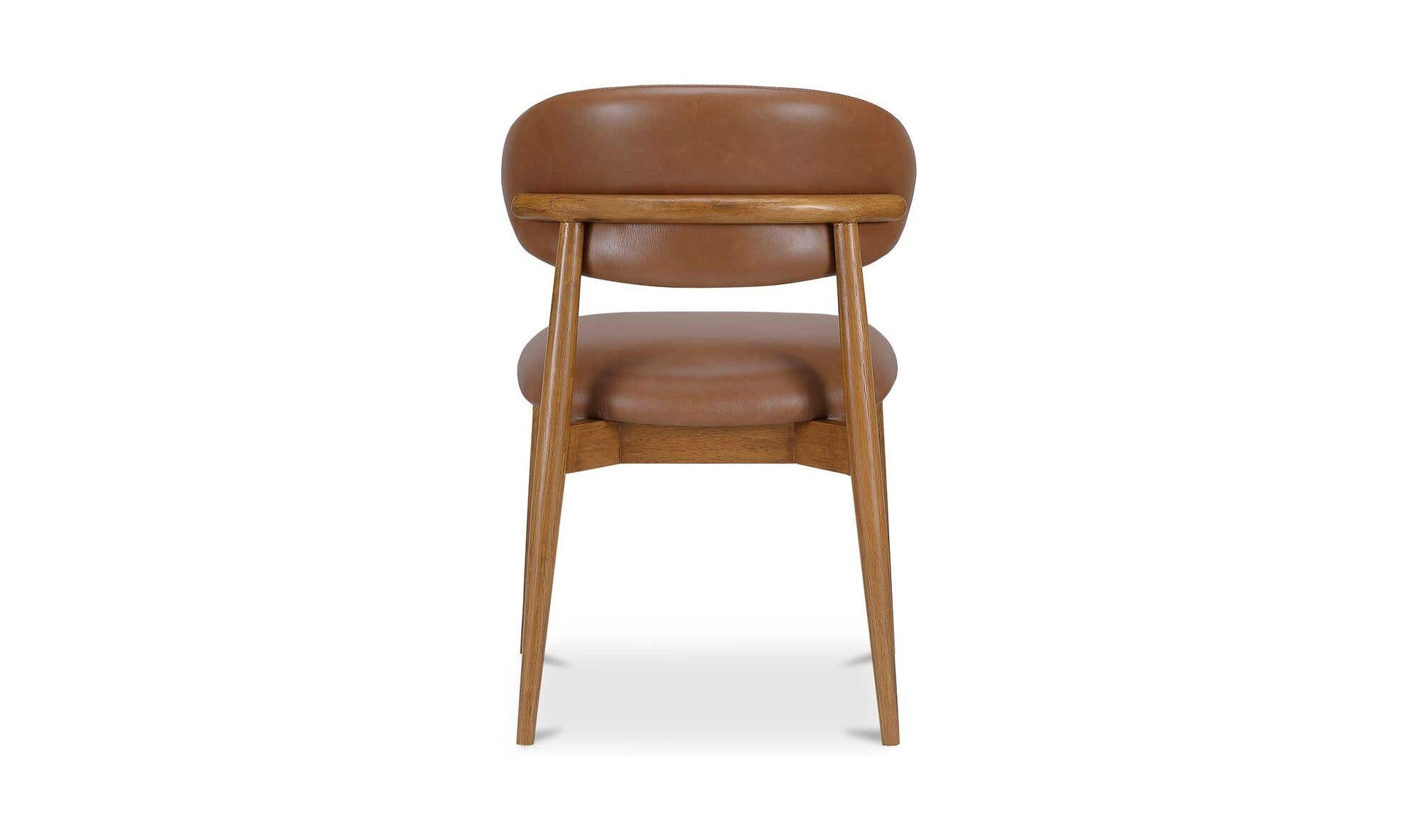 Ellie Dining Chair Brown Leather by Moe's Home Collection - view 8