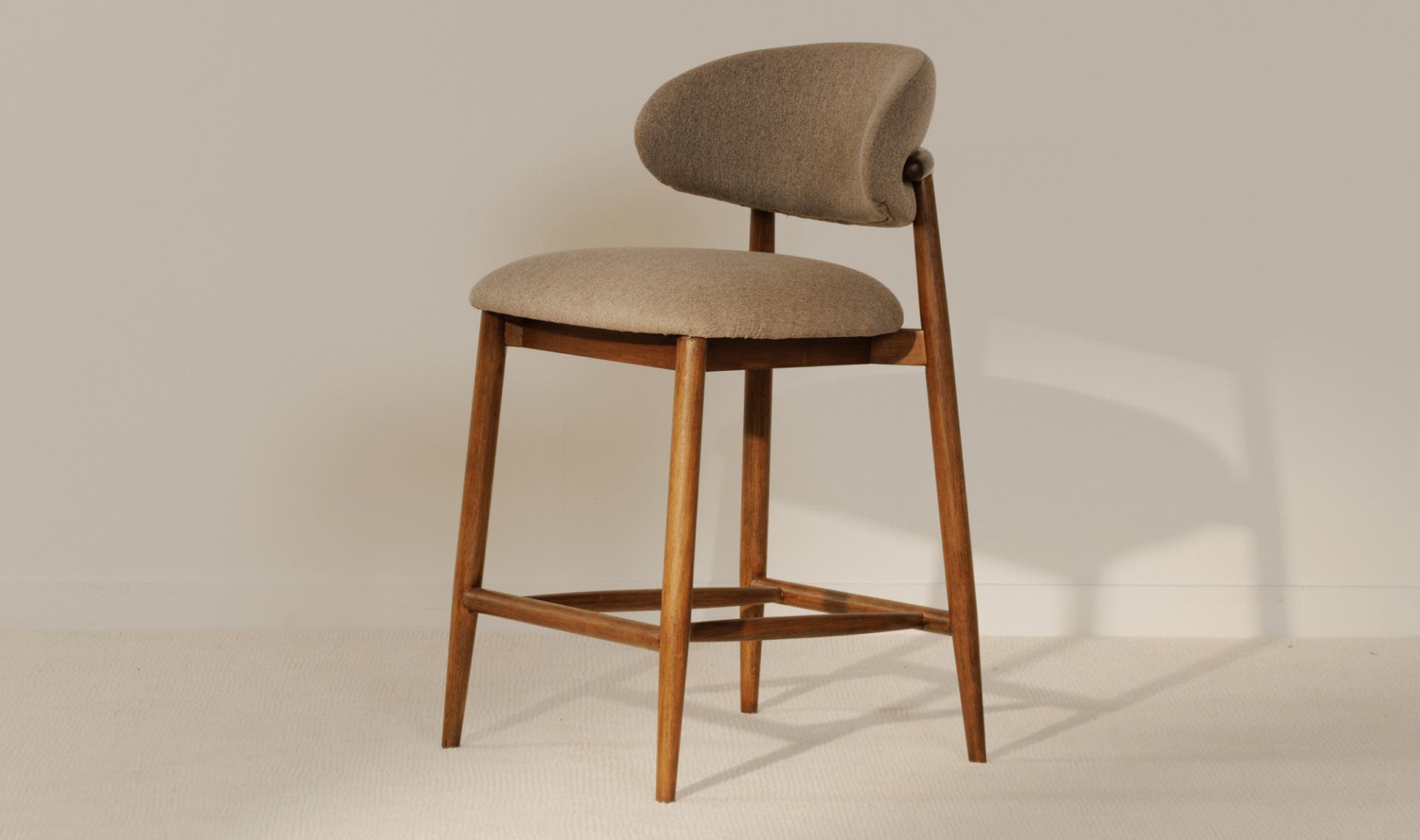 Ellie Counter Stool Light Brown by Moe's Home Collection - view 4