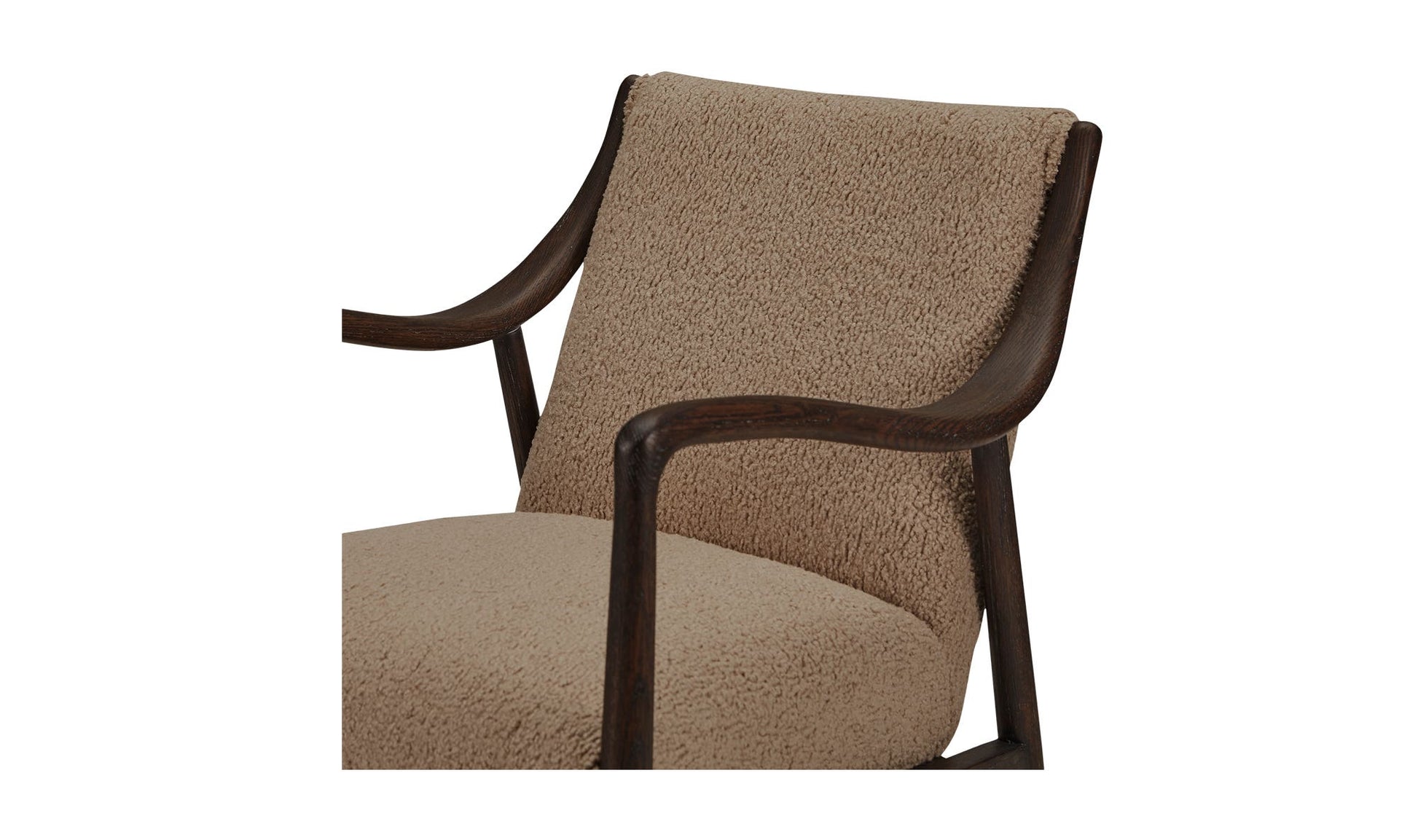 Yates Accent Chair Beige Faux Shearling by Moe's Home Collection - view 10