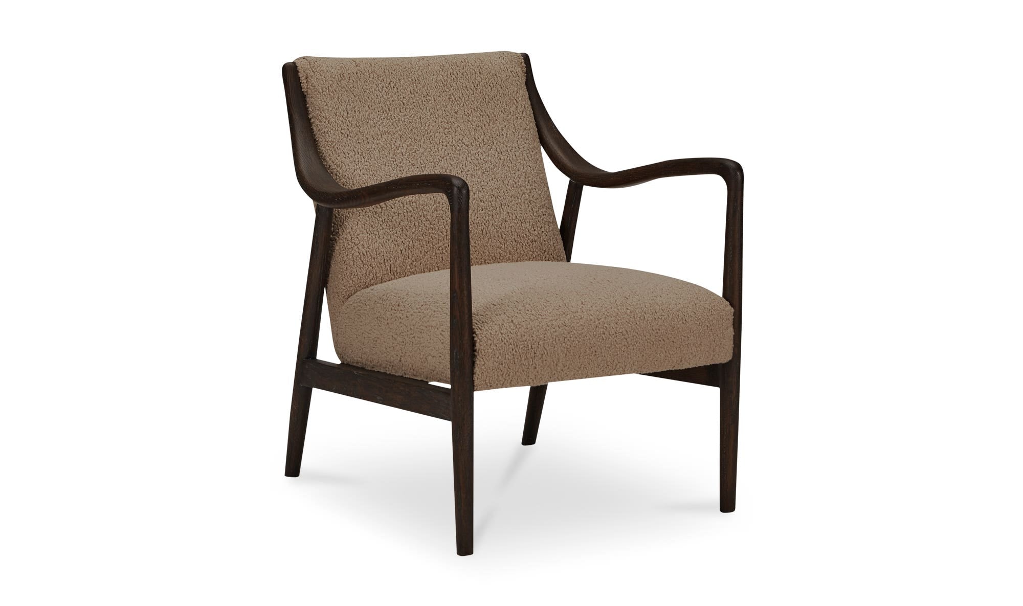 Yates Accent Chair Beige Faux Shearling by Moe's Home Collection - view 11