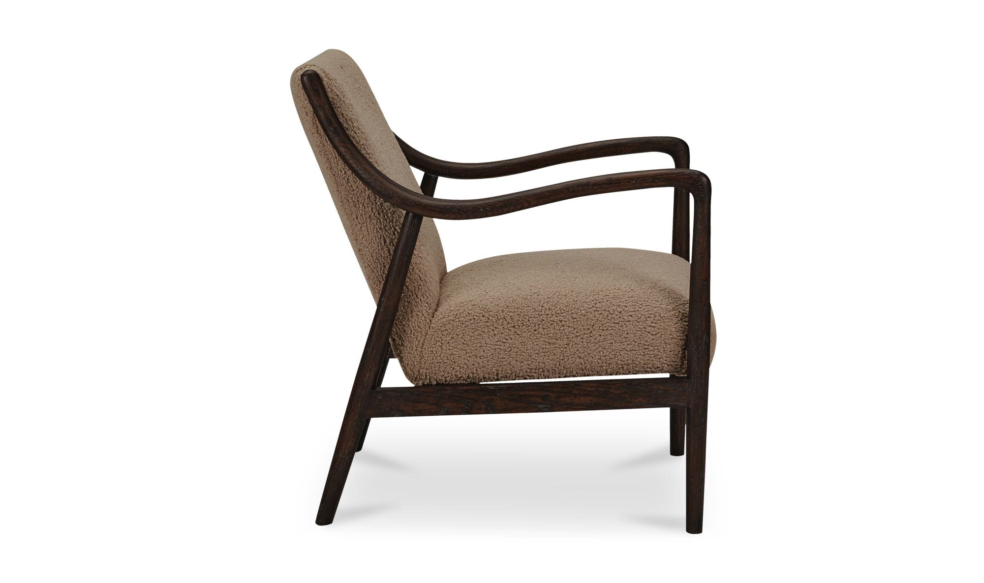 Yates Accent Chair Beige Faux Shearling by Moe's Home Collection - view 7