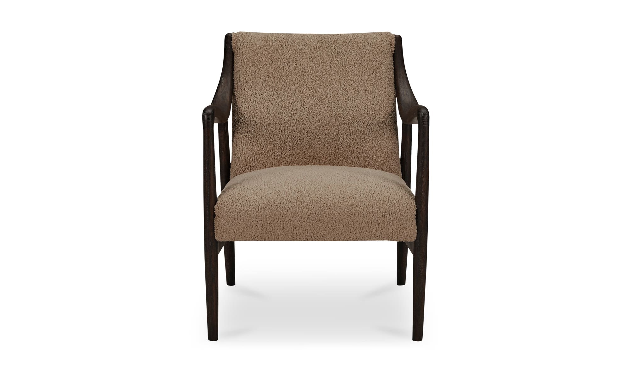Yates Accent Chair Beige Faux Shearling by Moe's Home Collection - view 6