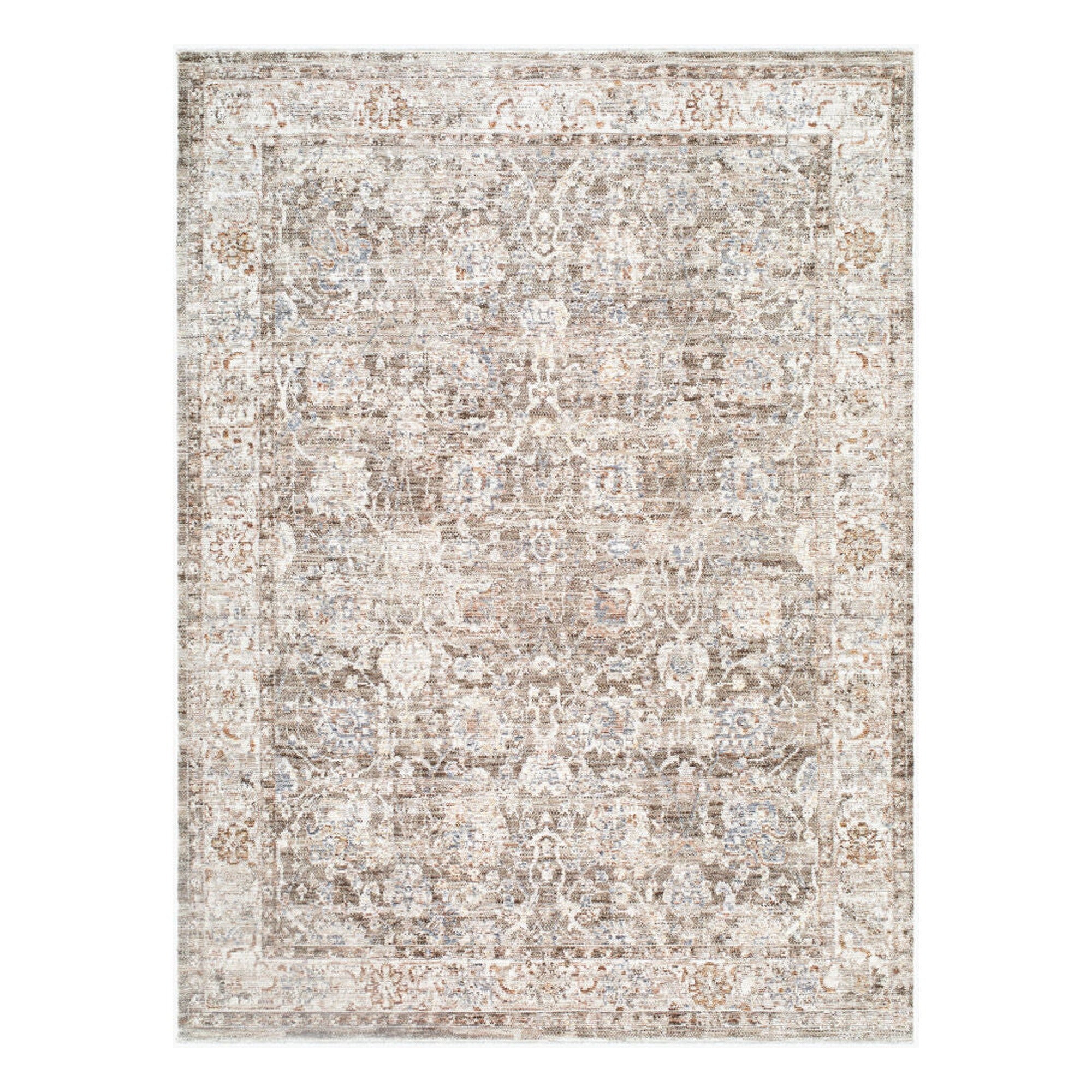 Mansfield Brown/Taupe Machine Woven Rug MFD-2300 - 5'3" x 7'