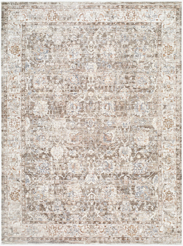 Mansfield Brown/Taupe Machine Woven Rug MFD-2300 - 5'3" x 7'